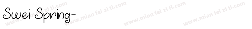 Swei Spring字体转换